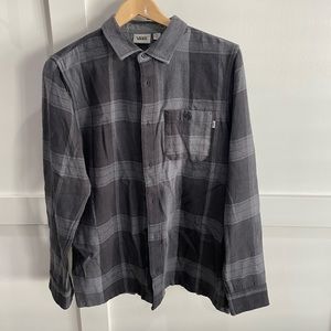 Vans Long Sleeve Button Down Flannel Sz Small